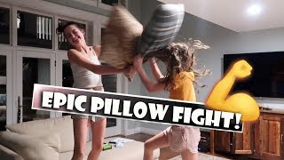 Epic Pillow Fight 💪 WK 3702  Bratayley [upl. by Noremac]