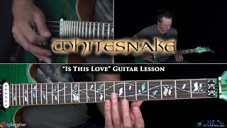 Whitesnake  Is This Love Guitar Lesson [upl. by Leoni]