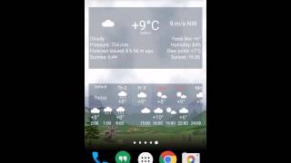 YoWindow Weather Inspector widget [upl. by Sonia]