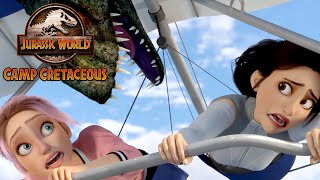 Flying With Dimorphodons  JURASSIC WORLD CAMP CRETACEOUS  NETFLIX [upl. by Enyrhtac556]