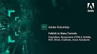 Multiformat publishing in Adobe RoboHelp [upl. by Sarita687]