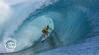 Gabriel Medina Tops Kelly Slater In Insane Conditions To Win 2014 Billabong Pro Tahiiti [upl. by Klemm291]