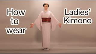 How to wear ladies kimono comfortably [upl. by Anileda]