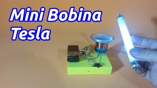 Mini Bobina Tesla [upl. by Ahseikal]