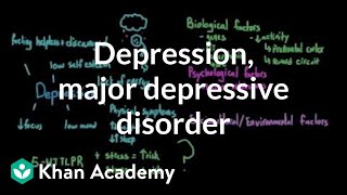 Depression and major depressive disorder  Behavior  MCAT  Khan Academy [upl. by Adnawal]