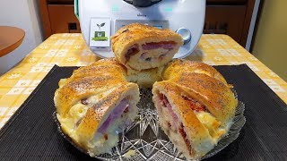 Ciambella salata di pan brioche bimby per TM5 e TM31 [upl. by Notyap300]