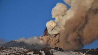 Etna nuova eruzione nel pomeriggio [upl. by Mateusz220]