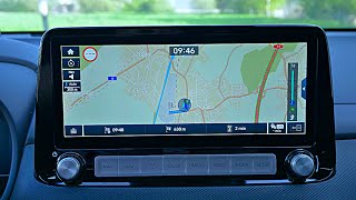 New Hyundai Infotainment System  Multimedia amp Navigation 2020  Kona EV [upl. by Elleira489]