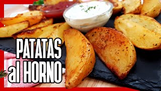 🥔 PATATAS AL HORNO ► Cómo Hacer PAPAS ASADAS al Horno Crujientes [upl. by Odrahcir]