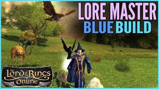 LOTRO Lore Master Guide Blue Line Trait Build  SoloLevelingDPS [upl. by Haimirej]