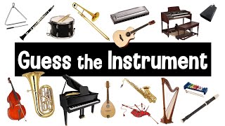 Guess the Sound  Musical Instruments Quiz  Instrument Sounds [upl. by Bow]