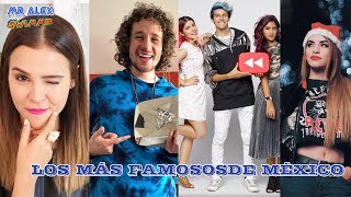 Los 10 Youtubers más famosos de México quot2018quot [upl. by Sesylu887]