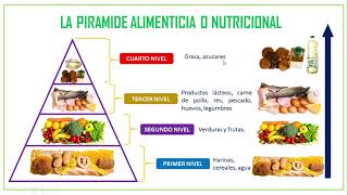 LA PIRÁMIDE ALIMENTICIA O NUTRICIONAL PARA NIÑOS [upl. by Arlyne]