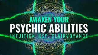 Awaken Your Psychic Abilities Intuition ESP Clairvoyance Psychic Power  Theta Binaural Beats [upl. by Limemann]