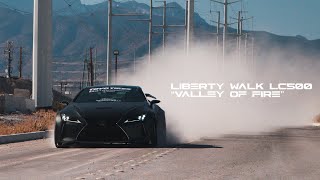 Jaycrays Liberty Walk Lexus LC500  quotVALLEY OF FIREquot  HALCYON 4K [upl. by Inalawi41]