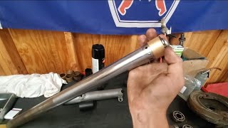 Triumph 650 Fork Leg Rebuild [upl. by Sher87]