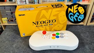 NEW NEOGEO Arcade Stick Pro  Unboxing amp REVIEW [upl. by Atekram]