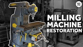 Old Milling Machine Restoration  1942 VICTORIA [upl. by Hcnarb211]