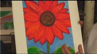 Oil Pastel Techniques  Painting Flowers in Pastels [upl. by Danila]