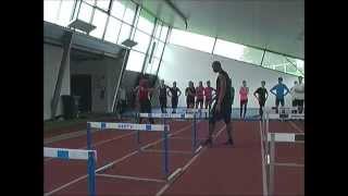 Athletisme BZH 414  Le franchissement de haies 110H400H Colloque sprinthaies Brest 561013 [upl. by Morten]