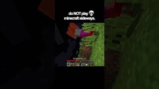 do NOT play minecraft sideways [upl. by Cid]