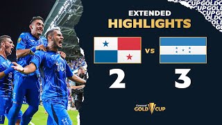 Extended Highlights Panama 23 Honduras  Gold Cup 2021 [upl. by Ielerol]