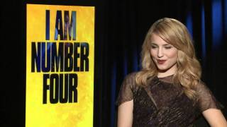 Dianna Agron Interview I Am Number Four Movie Junket [upl. by Avilys]