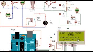 OVER AND UNDER Voltage Protection using Arduino [upl. by Hinkel168]