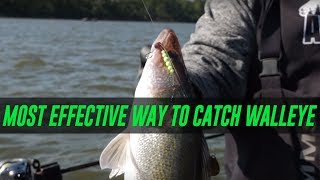 The Most EFFECTIVE Way To Catch WALLEYE EASY How To [upl. by Ninette]