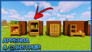 MÓVEIS NO MINECRAFT  DICAS DE DECORAÇÃO [upl. by Natrav]