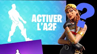 TUTO comment activer lA2f [upl. by Pietje]