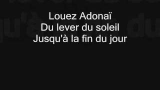 Paul Baloche  Louez Adonaï lyrics [upl. by Fiorenza]