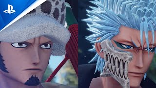 Jump Force  Law and Grimmjow DLC Trailer  PS4 [upl. by Meryl293]