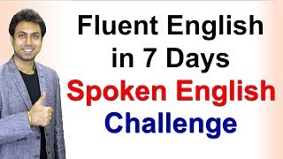 How to Speak Fluent English in 7 Days  Speaking Fluently  Awal [upl. by Annawd]