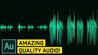 Make Your Audio and Voice Sound Better – Audition CC Tutorial [upl. by Harrat922]