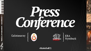 Galatasaray v ERA Nymburk  Press Conference  Basketball Champions League [upl. by Rubie]