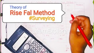 Rise Fall Method in Surveying  RL Calculations from Autolevel data [upl. by Alyhc]