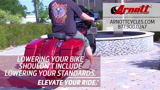 Arnott Adjustable Air Suspension Kits for HarleyDavidson® Touring Models [upl. by Duston132]