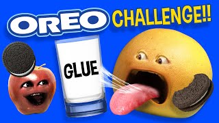 Annoying Orange  Oreo Cookie Challenge [upl. by Nnylhsa]