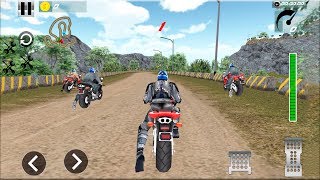 Fast Motor Bike Rider 3D  Gameplay Android game  heavy bike racing games [upl. by Mokas]