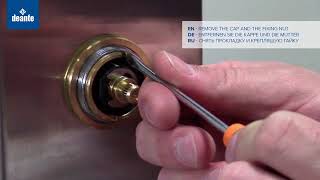 SHOWER PANEL  REPLACEMENT OF A THERMOSTATIC CARTRIDGE [upl. by Uphemia651]