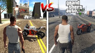 MOBILE vs PC in INDIAN BIKE DRIVING 3D [upl. by Odama]