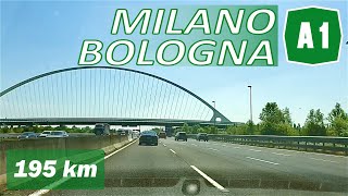 A1  MILANO  BOLOGNA  Autostrada del Sole [upl. by Aizek]