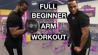 Arm Workout For Beginners At Planet Fitness [upl. by Eirhtug868]