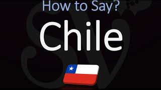 How to Pronounce Chile CORRECTLY [upl. by Doloritas745]