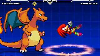 Charizard Vore vs Knuckles MUGEN Battle Download Link [upl. by Dulcinea]