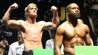 Inside Floyd Mayweather vs Logan Paul Ceremonial Weighin [upl. by Sajet]