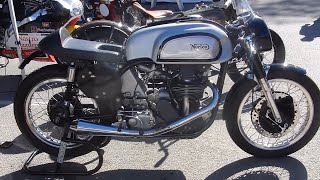 1960 Manx Norton sight amp sound with Steve Plater [upl. by Aniar]