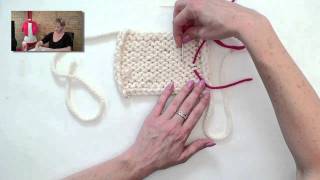 Knitting Help  Weaving in Ends [upl. by Wheaton]