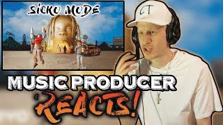 Music Producer Reacts to Travis Scott  SICKO MODE ft Drake [upl. by Kozloski]